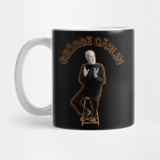 George Carlin Back in action Mug